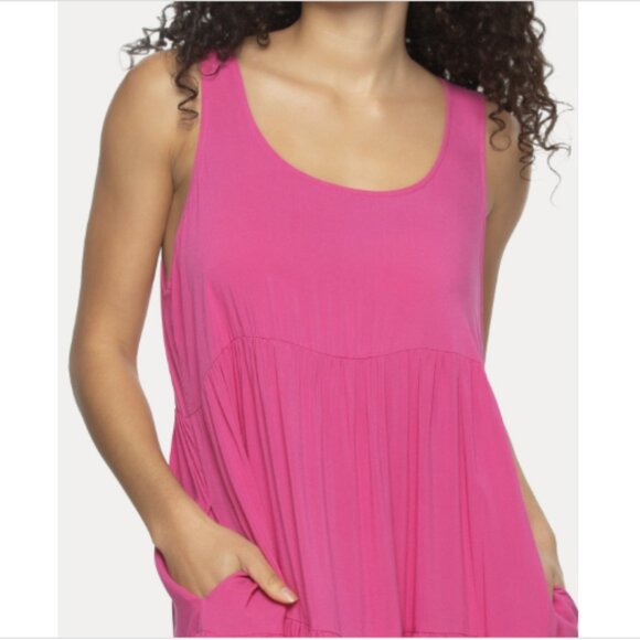 Felina Women's Isabelle MIDI Flowy Dress, Lilac Rose, NWT - Picture 4 of 4